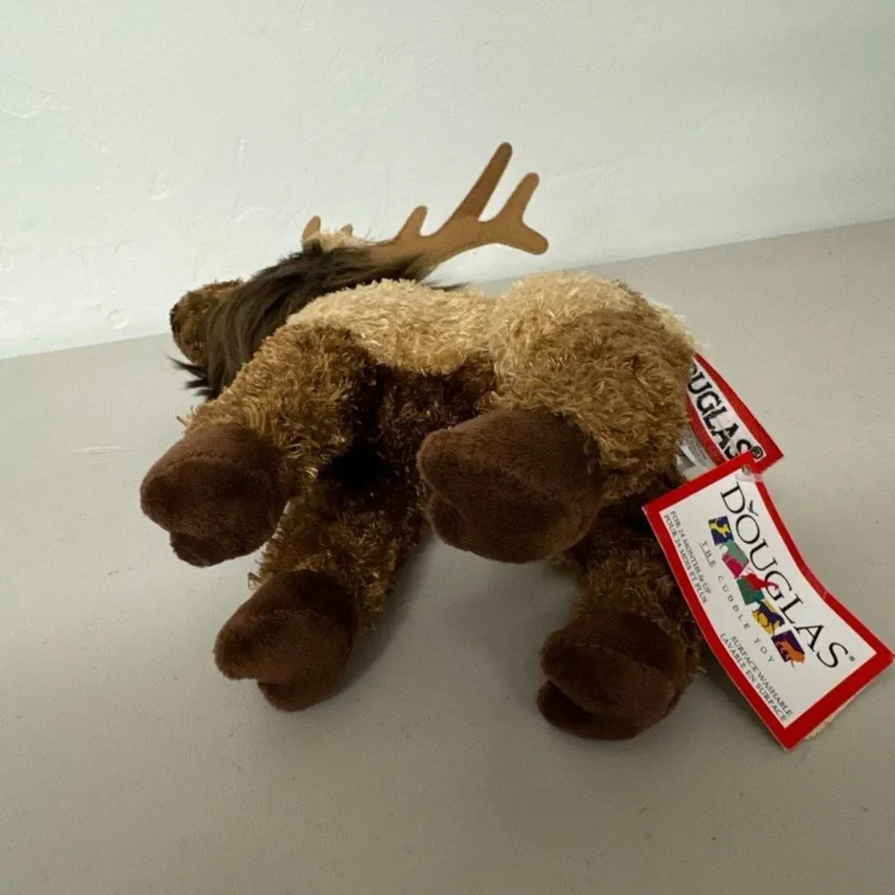 Douglas Moose Plush Stuffed Animal Soft Cuddle Toy